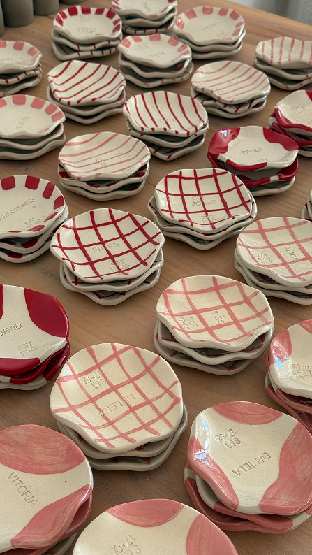 Ceramic pieces