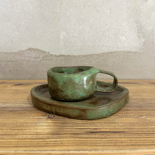 Large Rectangular Line Coffee Set