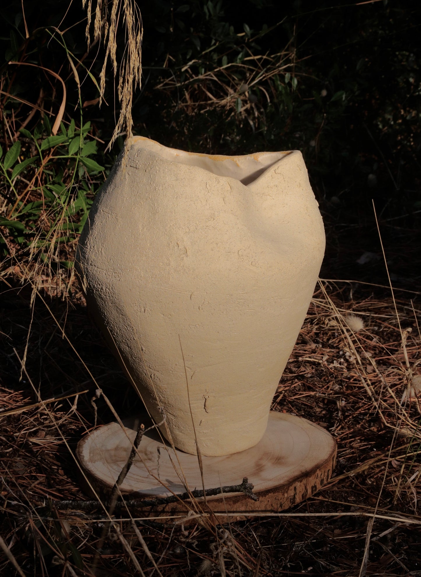 Organic Stoneware Vase