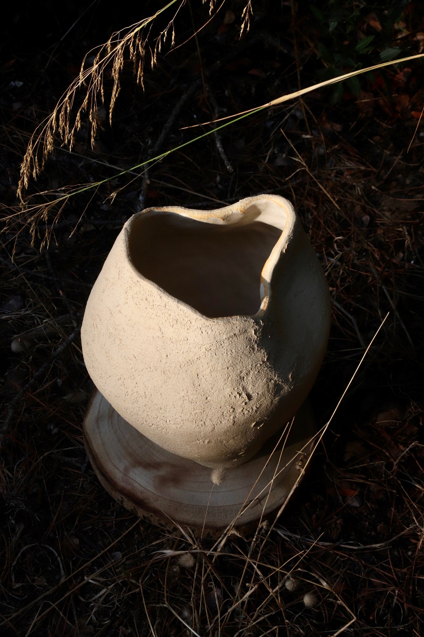 Organic Stoneware Vase