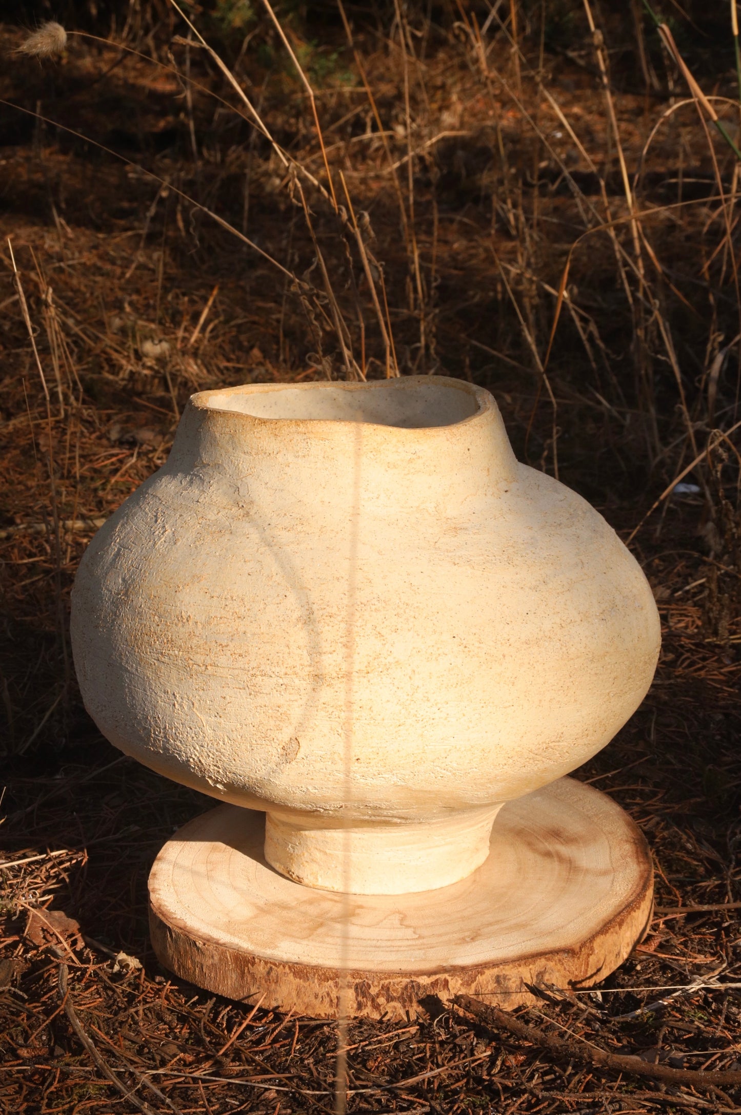 Rustic Stoneware Vase