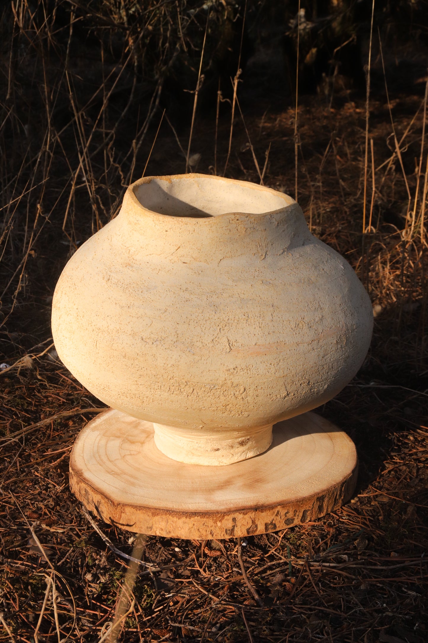 Rustic Stoneware Vase