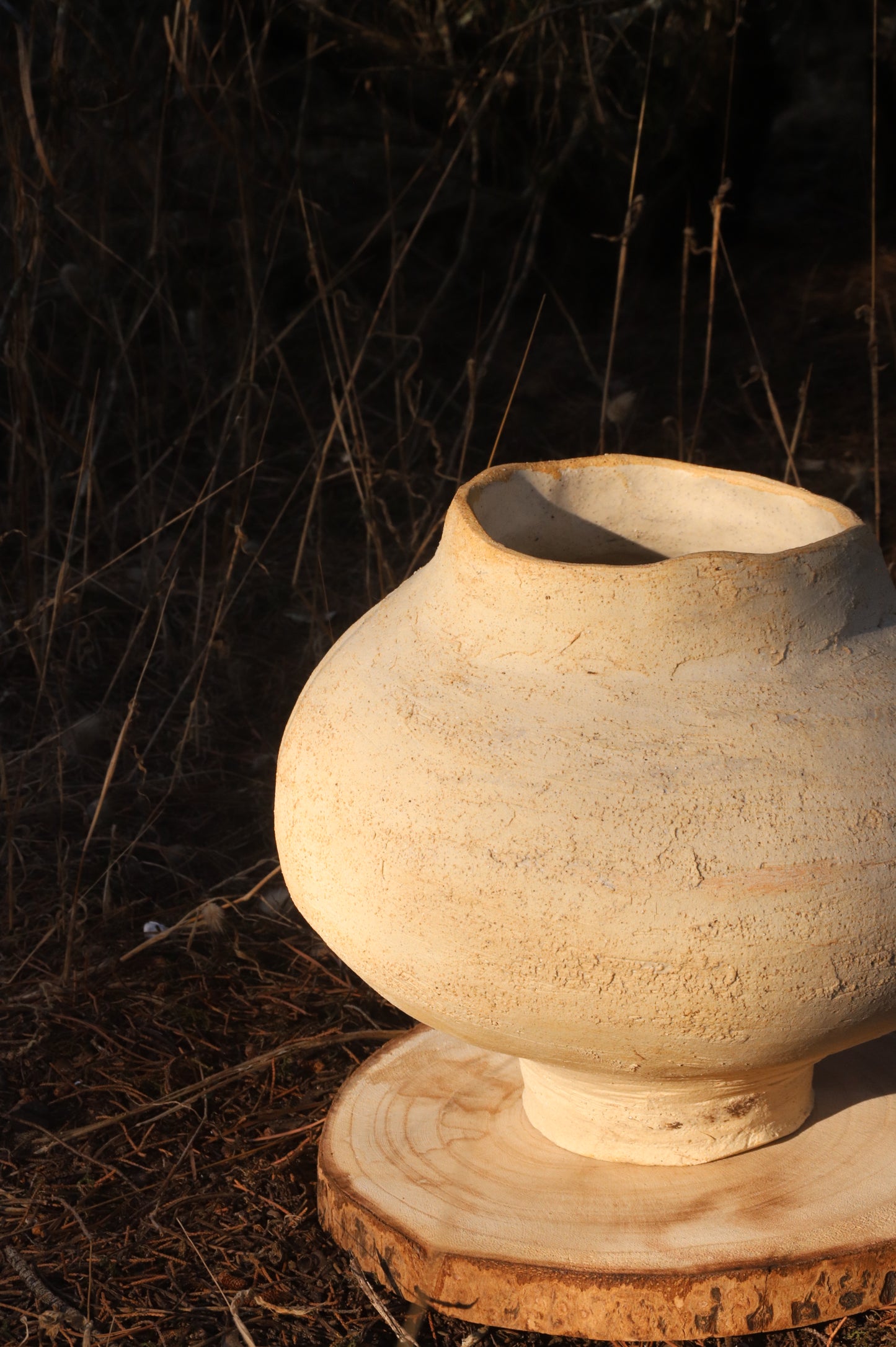 Rustic Stoneware Vase