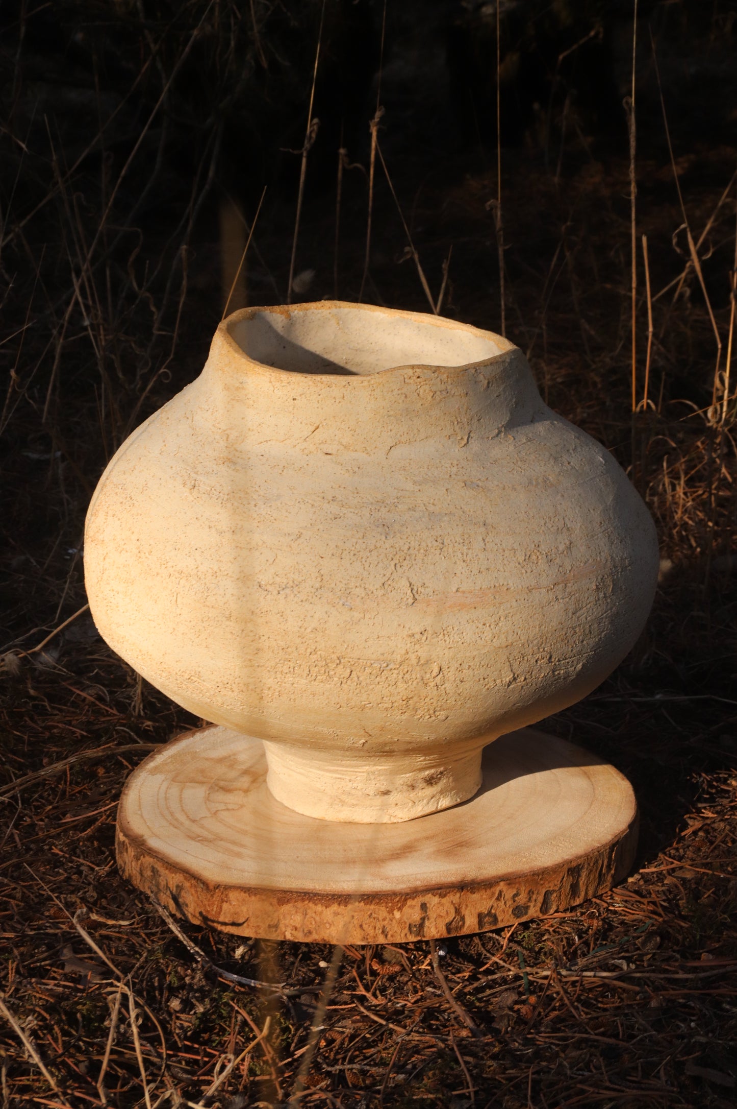 Rustic Stoneware Vase