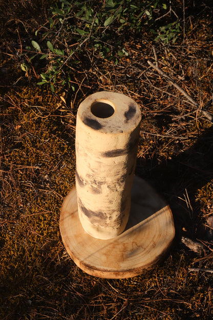 Tall Stoneware Vase