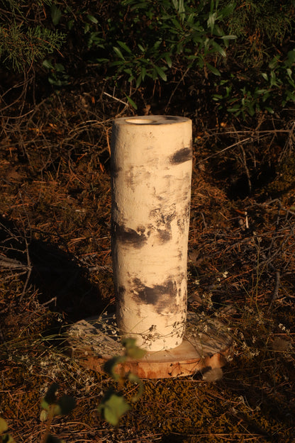 Tall Stoneware Vase