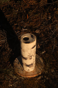 Tall Stoneware Vase