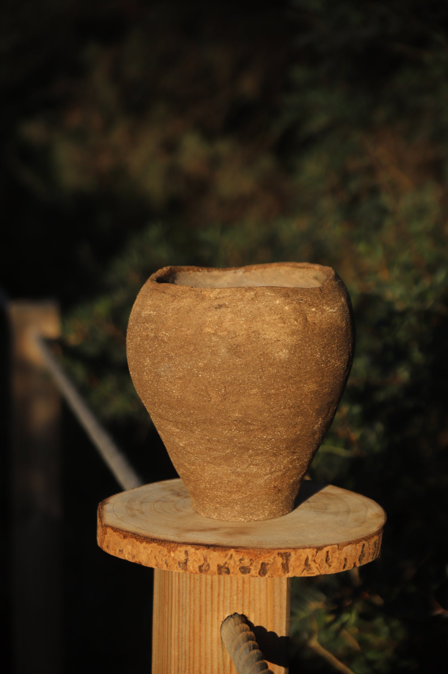 Sand Texture Stoneware Vase