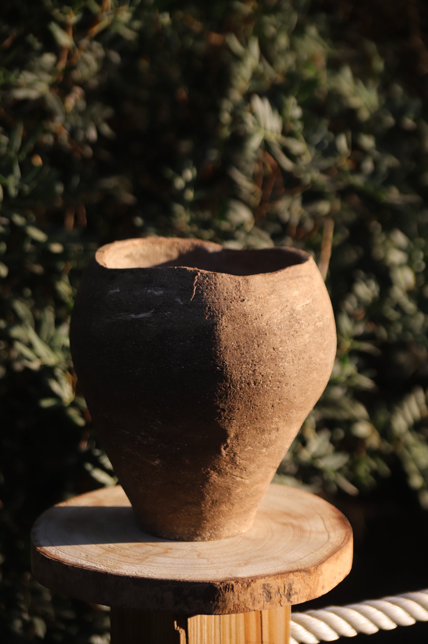 Sand Texture Stoneware Vase