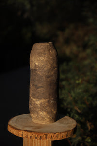 Black Stoneware Vase